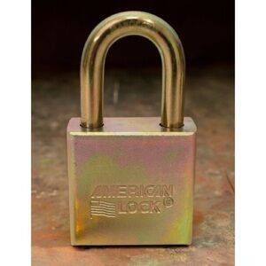 American Lock Padlock 5200 Series USA Made w/ Keys Steel Shackle Heavy Duty